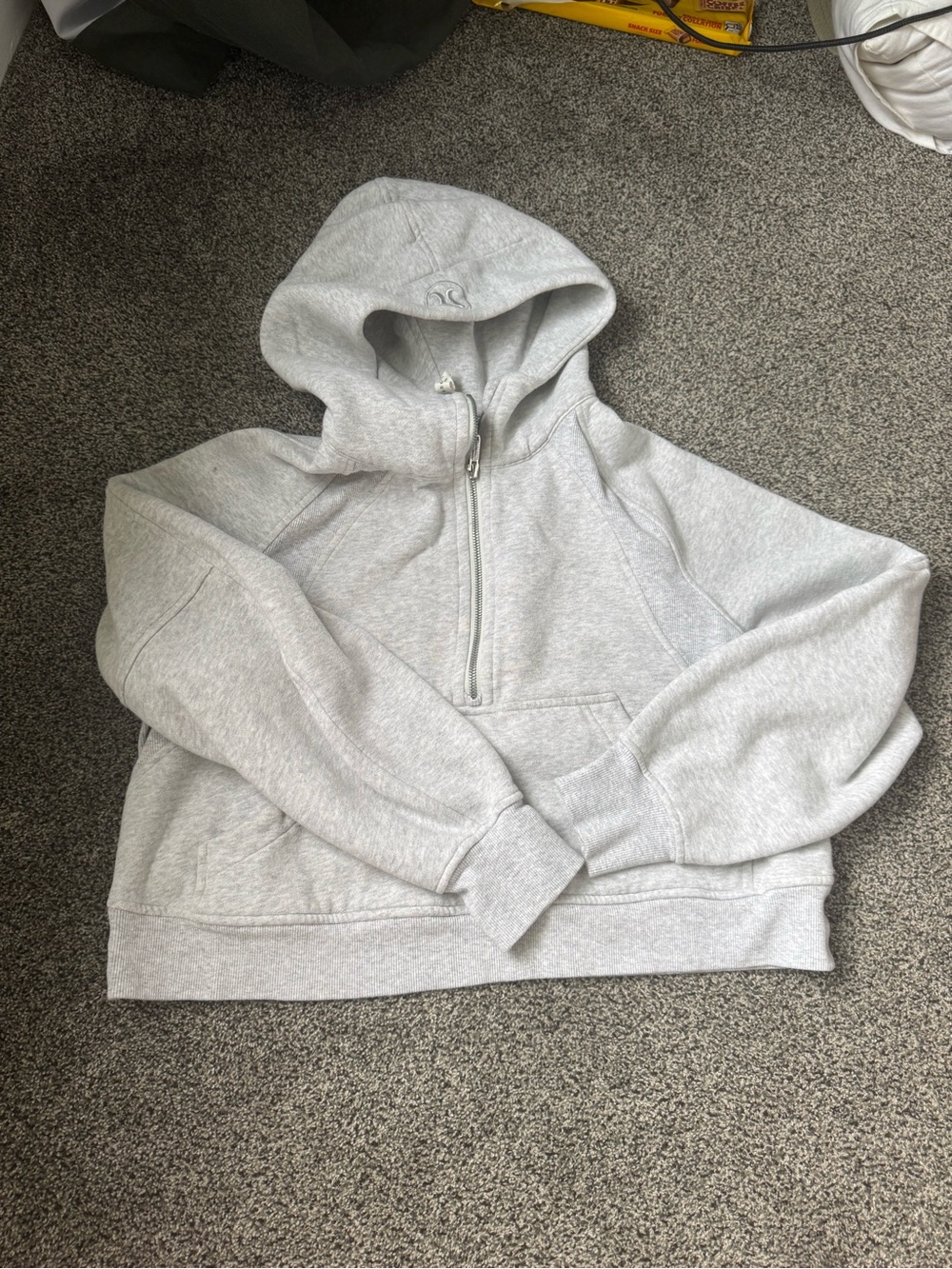 Lululemon Scuba Cropped Half-Zip Hoodie
